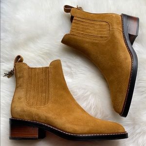 New Coach Bowery Chelsea suede ankle boots 6